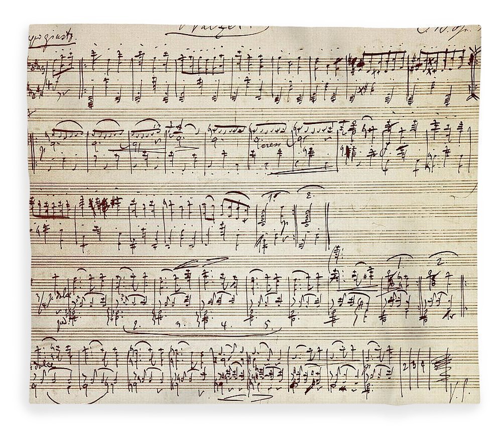 Brahms opus 39 manuscript score